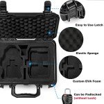 Lekufee Small Waterproof Hard Case for DJI Mini 3 Pro/3 Drone Accessories (Case Only, Not for DJI RC)