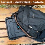 Lekufee Small Waterproof Hard Case for DJI Mini 3 Pro/3 Drone Accessories (Case Only, Not for DJI RC)