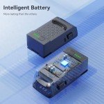 Ruko U11/U11S Drone Intelligent Flight Battery Replacement for U11/U11S RC Quadcopter Drone, 7.4V 1200mAh/8.88Wh Li-po Rechargeable Battery, Black