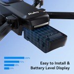 Ruko U11/U11S Drone Intelligent Flight Battery Replacement for U11/U11S RC Quadcopter Drone, 7.4V 1200mAh/8.88Wh Li-po Rechargeable Battery, Black