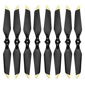 Tosiicop Propeller for DJI Mavic Pro Platinum 4 Pairs Replacement Prop Blades Propellers Drones Accessories Low Noise Quick Release 8331F Wings for DJI Mavic Pro Mavic Pro Platinum Gold Tips