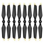 Tosiicop Propeller for DJI Mavic Pro Platinum 4 Pairs Replacement Prop Blades Propellers Drones Accessories Low Noise Quick Release 8331F Wings for DJI Mavic Pro Mavic Pro Platinum Gold Tips