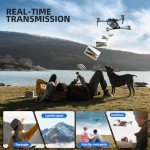 Drone with Camera 1080P HD FPV Foldable Mini Drone for Beginners Kids Adults, Drone with One Key Take Off/Landing, Gesture Selfie, Altitude Hold, 3D Flip, Easy to Fly, 2 Batteries, Toys for Boys Girls