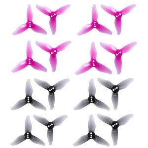 16pcs Gemfan Hurricane 2023 2 Inch 3-Blade Propeller 3 Holes Props 1105-1108 Motor for Toothpick RC Drone FPV Racing(8CW 8CCW)