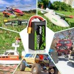 OVONIC 5s Lipo Battery 100C 1550mAh 18.5V Lipo Battery with XT60 Connector for RC FPV Racing Drone Quadcopter