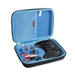 Hermitshell Hard Travel Case for Holy Stone HS210 Mini Drone RC Nano Quadcopter Indoor Small Helicopter Plane (Not Include The Drone) (Black+Blue)