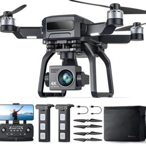 Bwine F7 Pro Drones with Camera for Adults 4K UHD Aerial, 3-Axis Gimbal, 10000FT Control, 50 Mins Flight Time with 2 Batteries, GPS Follow, Waypoint, Orbit Fly, Auto Return, Beginner Mode