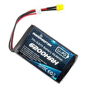 RADIOMASTER SoloGood 7.4V 2S 6200mAh Large Capacity Rechargeable Lipo Battery with XT30 JST-XH Connector Compatible Boxer TX16S Transmitter RC Car Drone Controller