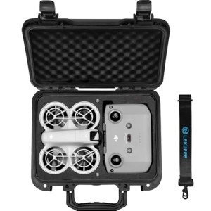Lekufee Portable Waterproof Hard Case for DJI Neo Drone, Fly More Combo, RC N3/N2 Remote Controller and Accessories (Case Only)