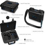 Lekufee Portable Waterproof Hard Case for DJI Neo Drone, Fly More Combo, RC N3/N2 Remote Controller and Accessories (Case Only)