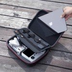 PGYTECH Carrying Case for DJI Mini 4 Pro/Mini 3 / Mini 3 Pro, Waterproof PU Leather Travel Drone Bag Backpack Pouch with Shoulder Strap, DJI RC 2/RC/RC-N1