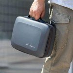 PGYTECH Carrying Case for DJI Mini 4 Pro/Mini 3 / Mini 3 Pro, Waterproof PU Leather Travel Drone Bag Backpack Pouch with Shoulder Strap, DJI RC 2/RC/RC-N1