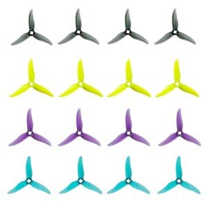 8pair Gemfan Hurricane 3520 Propeller 3.5X2X3 3-Blade Props for 3.5 Inch Quad with 5mm/3 Holes 1806-2004 Brushless Motor RC FPV Racing Drones Parts DIY