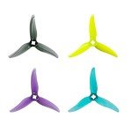 8pair Gemfan Hurricane 3520 Propeller 3.5X2X3 3-Blade Props for 3.5 Inch Quad with 5mm/3 Holes 1806-2004 Brushless Motor RC FPV Racing Drones Parts DIY