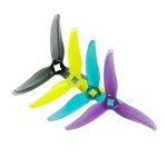 8pair Gemfan Hurricane 3520 Propeller 3.5X2X3 3-Blade Props for 3.5 Inch Quad with 5mm/3 Holes 1806-2004 Brushless Motor RC FPV Racing Drones Parts DIY