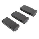 3Pcs 3.7V 2600mAh Drone Lipo Replacement Battery Compatible with E88 Brushless S13 S1 APP8GPS RC UAV Drone, RC Quadcopter Drone Lithium Battery with 1 Tow 3 Charging Cable
