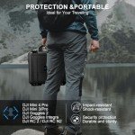 Lekufee Portable Waterproof Hard Case for DJI Mini 4 Pro/3 Pro/3 Drone, RC 2/RC N3/N2, Goggles 2/3/Integra, RC Motion 2/3 and Accessories(Case Only)