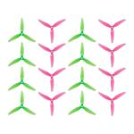 16pcs Fpv Drone Props Propeller: HQProp Ethix S3 Watermelon 5x3.1x3 Tri-Blade 5 Inch Props for 4S 6S FPV Freestyle Racing,8xCW 8xCCW