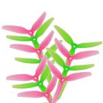 16pcs Fpv Drone Props Propeller: HQProp Ethix S3 Watermelon 5x3.1x3 Tri-Blade 5 Inch Props for 4S 6S FPV Freestyle Racing,8xCW 8xCCW
