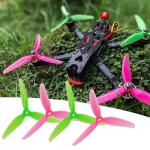 16pcs Fpv Drone Props Propeller: HQProp Ethix S3 Watermelon 5x3.1x3 Tri-Blade 5 Inch Props for 4S 6S FPV Freestyle Racing,8xCW 8xCCW