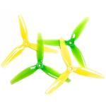 16pcs Fpv Drone Props Propeller: HQProp Ethix S4 Prop Lemon Lime 5x3.7x3 Tri-Blade 5 Inch Props for 4S 6S FPV Freestyle Racing,8xCW 8xCCW