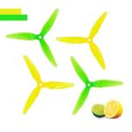 16pcs Fpv Drone Props Propeller: HQProp Ethix S4 Prop Lemon Lime 5x3.7x3 Tri-Blade 5 Inch Props for 4S 6S FPV Freestyle Racing,8xCW 8xCCW