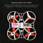 GNB 4pcs 520mAh 1S LiPo Battery 80C HV 3.8v LiHV Battery JST-PH2.0 Connector Upgraded for Inductrix FPV Racing Drone Like EMAX Tinyhawk 2 etc