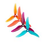 16pcs Fpv Drone Props Propeller: Gemfan Hurricane 51499 Tri-Blade 5 Inch Props for 4S 6S FPV Freestyle Racing, 8xCW 8xCCW