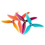 16pcs Fpv Drone Props Propeller: Gemfan Hurricane 51499 Tri-Blade 5 Inch Props for 4S 6S FPV Freestyle Racing, 8xCW 8xCCW