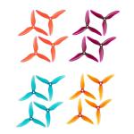16pcs Fpv Drone Props Propeller: Gemfan Hurricane 51499 Tri-Blade 5 Inch Props for 4S 6S FPV Freestyle Racing, 8xCW 8xCCW