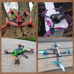 16pcs Fpv Drone Props Propeller: Gemfan Hurricane 51499 Tri-Blade 5 Inch Props for 4S 6S FPV Freestyle Racing, 8xCW 8xCCW