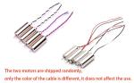 YoungRC 8520 Coreless Motor 8.5 x 20mm Brushed Motors + 75mm CW CCW Propeller for DIY Micro QX95 QX110 Quadcopter RC Drone