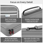 Skyreat Neo Carrying Case, Compact Storage Fly More Combo Case, Portable Travel Protective Shoulder Bag for DJI Neo Drone and Two-Way Charging Hub Accessories