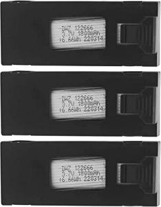 3.7V 1800mAh Li-po Batteries(3PCS) for E88 E88PRO E88MAX E525 E99 E99PRO P1 P5PRO K3 S1 P8 RC Drone