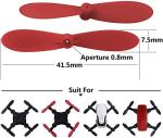 Accessory 20PCS Propeller for HS190 901HS 901S 901H X300C LF606 SG800 E61HW S9 Mini Quadcopter Remote Control Drone
