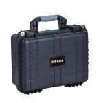 MEIJIA All Weather Waterproof Hard Camera Case with Customizable Fit Foam,Fit Use of Drones,Camera,Equipments,Pistols,Black,15.98x12.99x6.85inches