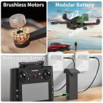 GPS Drones with Camera for Adults 1080P, 4.5"LCD Screen Control and Follow Me, 5GHz FPV Real-Time and GPS Auto Return, Up to 32G SD Card, RC Quadcopter drone Beginner, Long Flight Time Under 249g