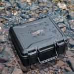 GAGITERVR SK1 Waterproof Hard Case for DJI Mini 4K/Mini 2 SE/2 Drone Fly More Combo, Carrying Case with Shoulder Strap & Custom Foam for Travel and Storage Full Protection, Black