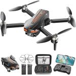 HOFMOC Drones with Camera 4K for Adults Kids, Brushless Motor Mini Drone, Foldable FPV RC Drone with Propeller Guards, One Key Take Off/Land, Gravity/Voice Control, Anti-Lost Alarm, Gift for Men, Boys