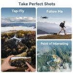 LAKSAKI GPS Drone with Camera for Adults 4K, Auto Return Home, Brushless Motor, Follow Me, 5G FPV Transmission, Smart RC Quadcopter Drones for Beginners Kids, Long Flight and Distance, Under 250G