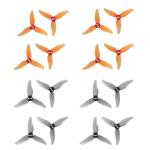 8Pairs Gemfan Hurricane 2520 2.5X2X3 3-Blade PC Propeller 1.5MM for FPV Freestyle 2.5Inch Drone 1106 1404