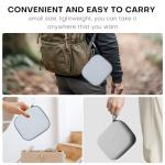 REYGEAK Carrying Case for DJI NEO,Portable PU Compact Bag,Waterproof Small Storage Case For DJI NEO Drone Accessories(Grey)