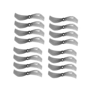 Gemfan 16Pcs 40mm 2-Blade Prop 8CW 8CCW 1mm Hole Drone Propellers Compatible with 1102 Brushless Motor for RC FPV Racing Freestyle Tinywhoop Drones Mobula7 Replacement Gray