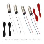 Propeller Prop 716 And 614 Hollow Cup Motors Drone Propeller For Remote Control Aircraft Helicopter Quadcopter Spare Parts 4 Unmanned Aircraft Blades And 4 Core Micro Motor Kits (614 hollow cup motor)