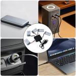 Tosiicop 3.7V 400Mah Lipo Battery - 5Pcs Drone Batteries with 5in1 USB Charger for Syma Q11 H99W H31 H6C H98 TR-C385 TR-P51 TR-F22 Quadcopter Parts Aircraft Drones Lithium Battery Rechargeable AT-96