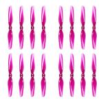 iFlight 16pcs 4inch Durable 2-Blades Propeller RC Drone Props CW CCW for FPV Drone Racing Quadcopter Frame Kit (Transparent Purple)