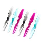 iFlight 16pcs 4inch Durable 2-Blades Propeller RC Drone Props CW CCW for FPV Drone Racing Quadcopter Frame Kit (Transparent Purple)