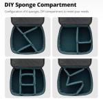 AMBITFUL Carrying Bag Zoom P7 for Photography Equipments with Large Capacity, Multi-functional Storage Case for Mini Drone and Other Accessories,with Thick Sponges and Interial Mesh Layer