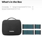 AMBITFUL Carrying Bag Zoom P7 for Photography Equipments with Large Capacity, Multi-functional Storage Case for Mini Drone and Other Accessories,with Thick Sponges and Interial Mesh Layer