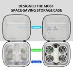 GAGITERVR N2 Small Neo Hard Carrying Case, Travel Shoulder Bag with Soft Lining, Portable Protection for Dji Neo Drone, Up to 3 Flight Batteries & Accessories, Ideal for Trip and Home Storage, Gray